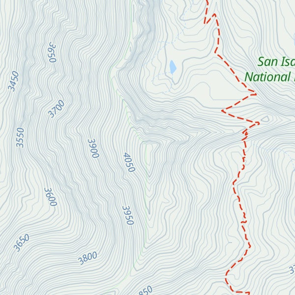 Map of Emma Burr Mountain