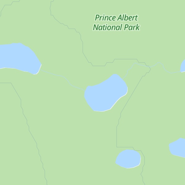 Map of Waskesiu Hills