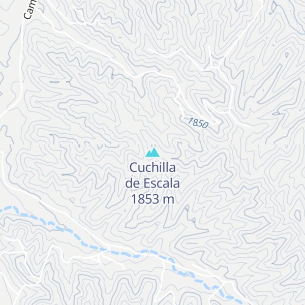 Map of Cuchilla de Escala