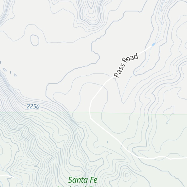 Map of Cañones Mesa
