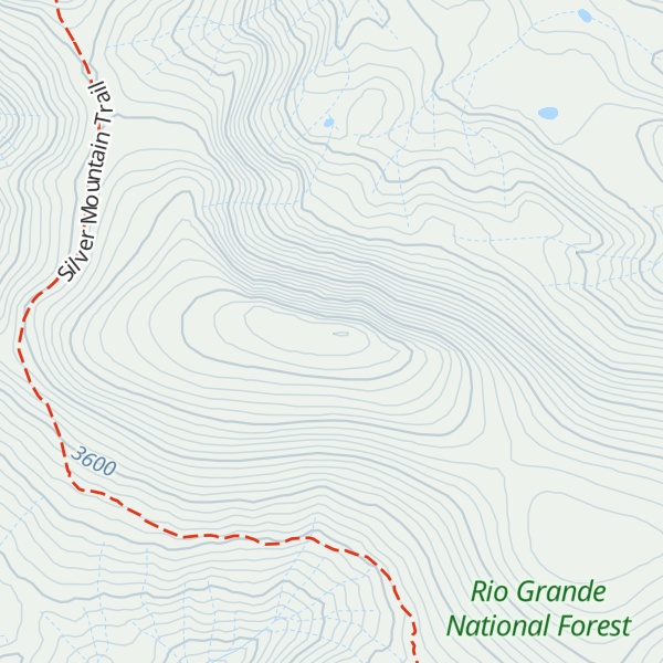 Map of Silver Mountain