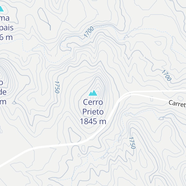 Map of Cerro Prieto