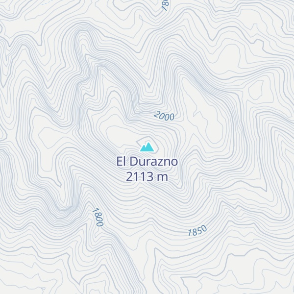 Map of El Durazno