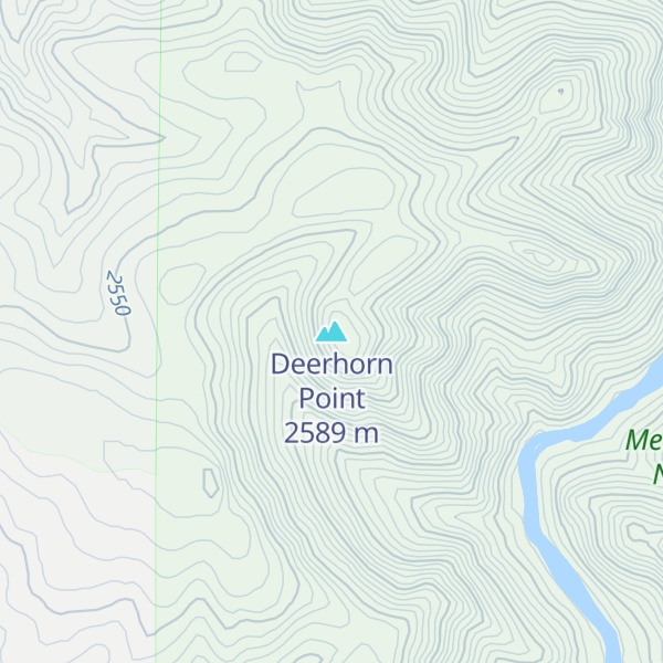 Map of Deerhorn Point