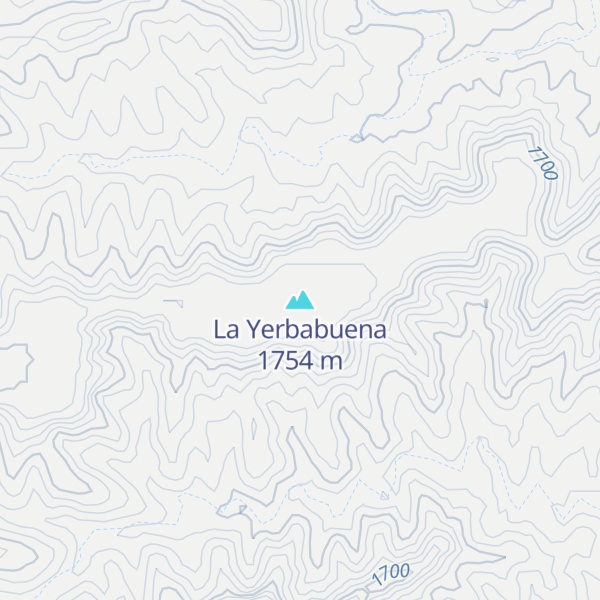 Map of La Yerbabuena