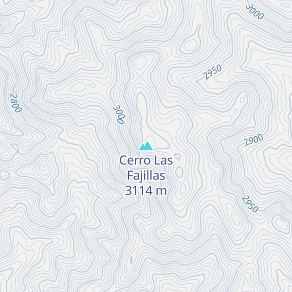 Map of Cerro Las Fajillas