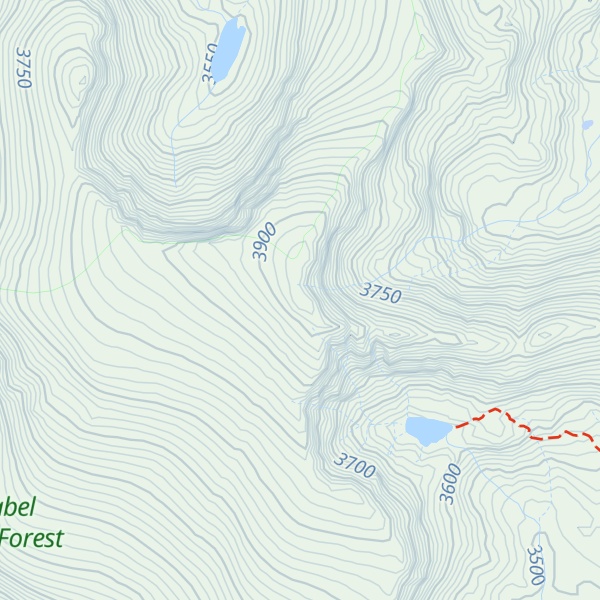 Map of Galena Mountain