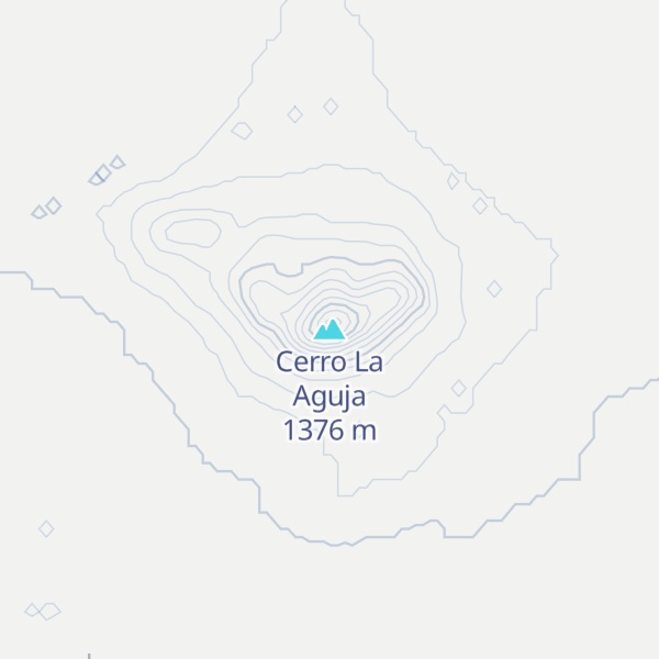 Map of Cerro La Aguja