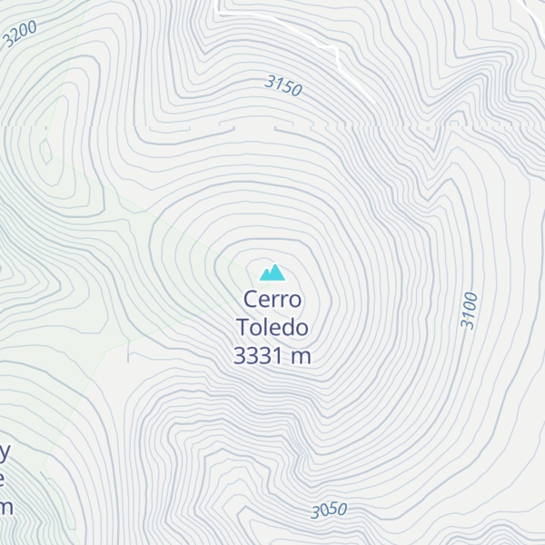 Map of Cerro Toledo