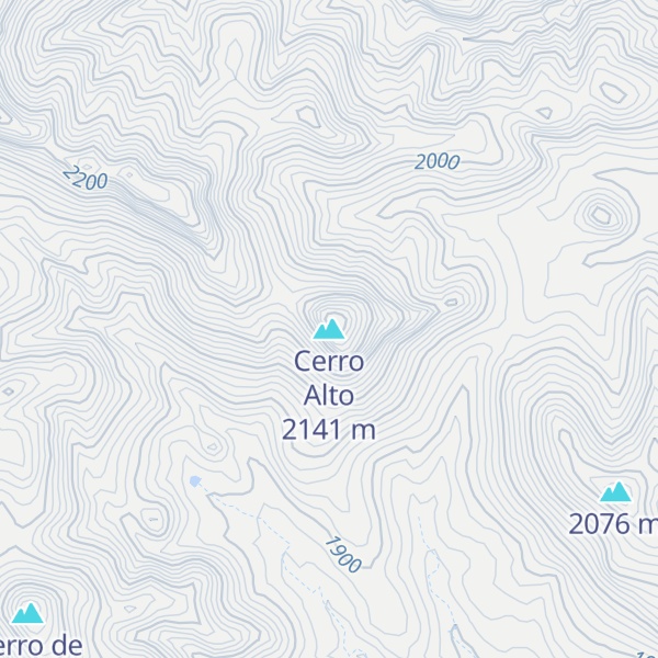 Map of Cerro Alto