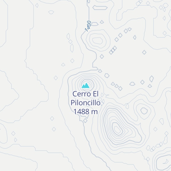 Map of Cerro El Piloncillo