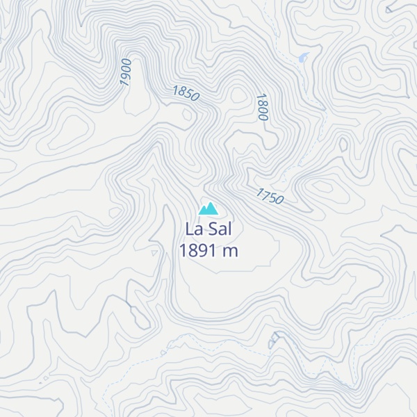 Map of La Sal