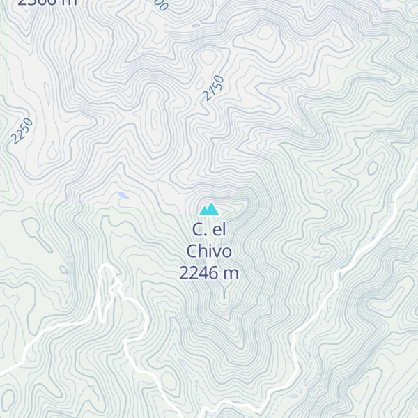 Map of C. el Chivo