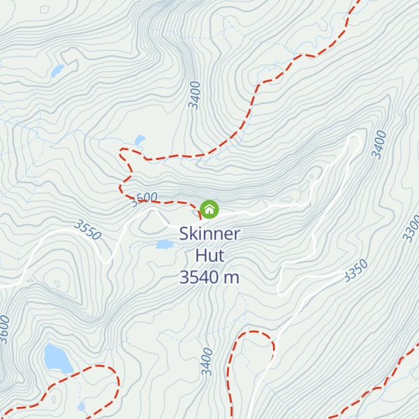 Map of Skinner Hut