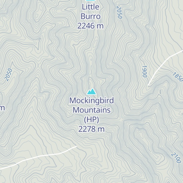 Map of Mockingbird Mountains (HP)