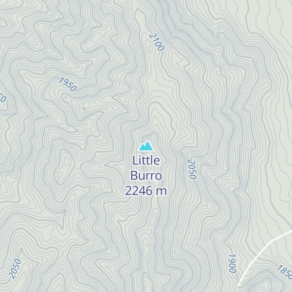 Map of Little Burro