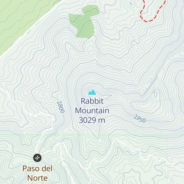 Map of Rabbit Mountain