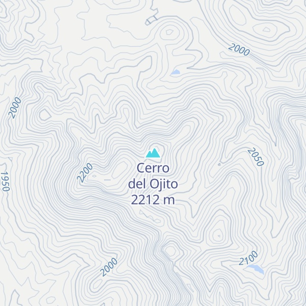 Map of Cerro del Ojito