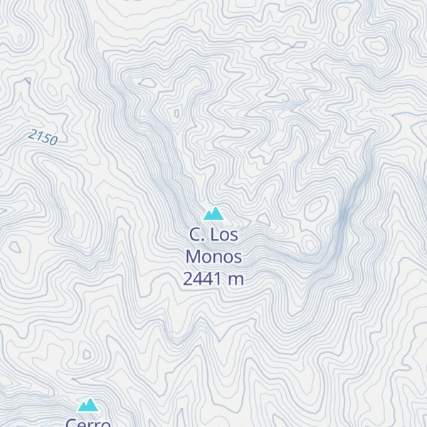 Map of C. Los Monos