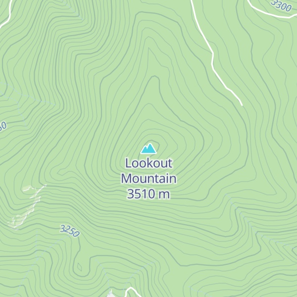 Map of Lookout Mountain