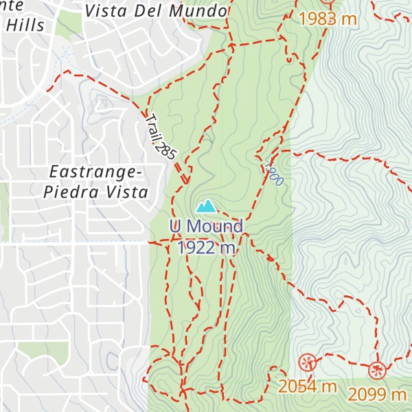 Map of U Mound