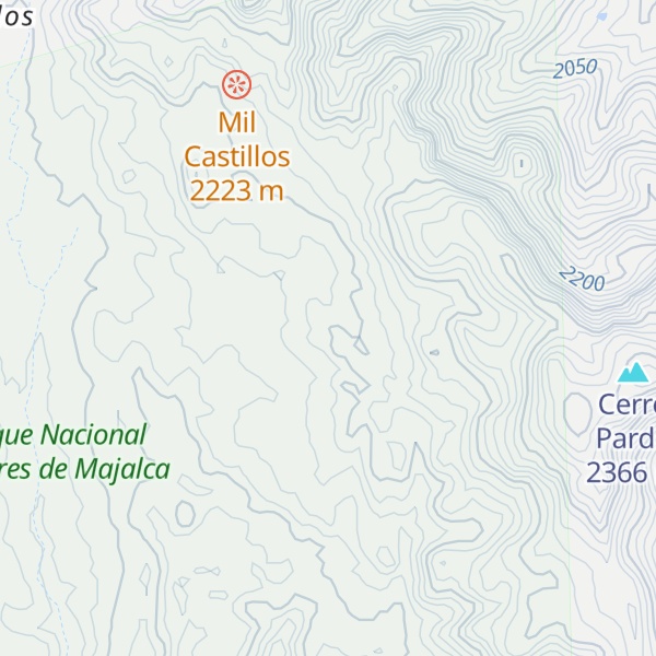 Map of Mesa Bueyera
