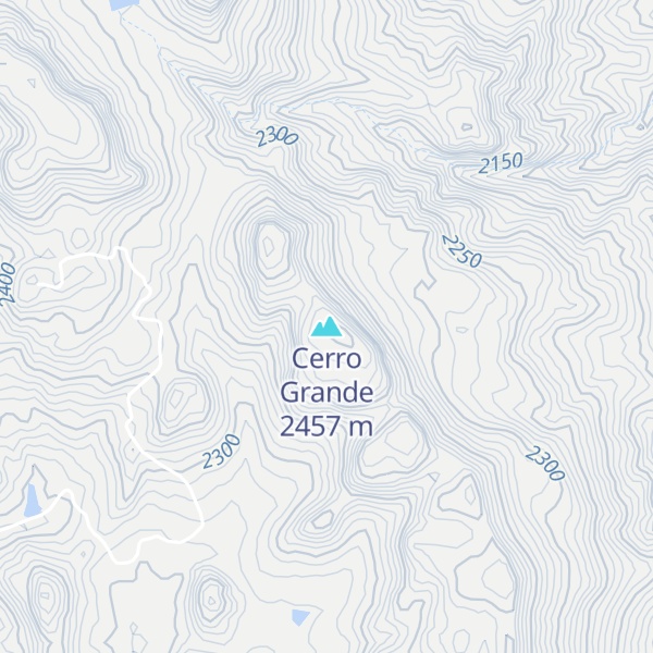 Map of Cerro Grande