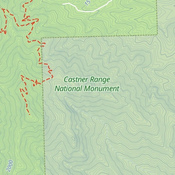 Map of Indian Peak