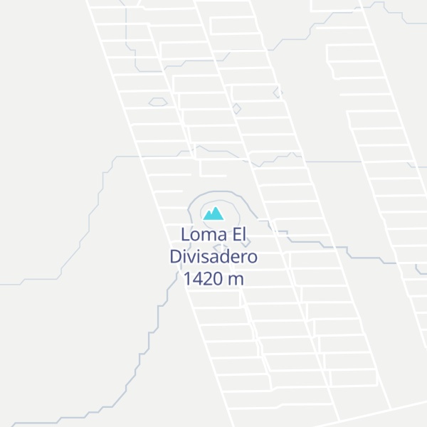 Map of Loma El Divisadero