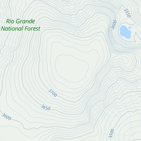 Map of Cornwall Mountain