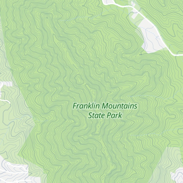 Map of Mount Franklin