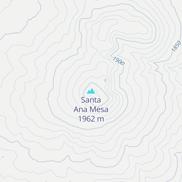 Map of Santa Ana Mesa