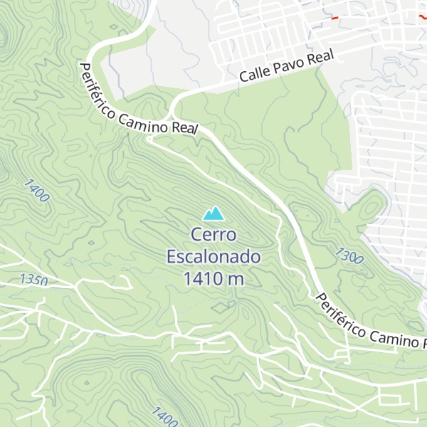Map of Cerro Escalonado