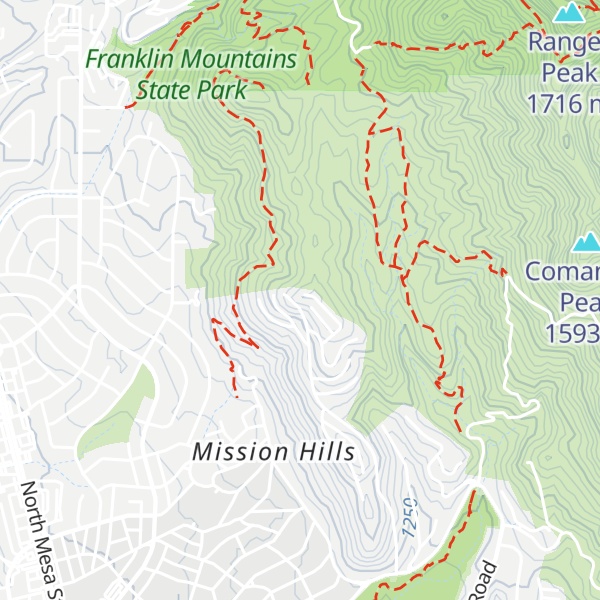 Map of Crazycat Mountain