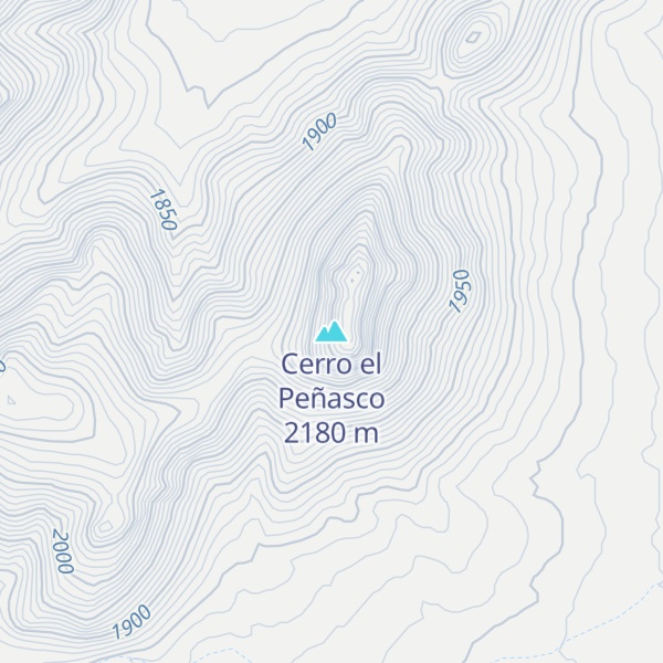 Map of Cerro el Peñasco