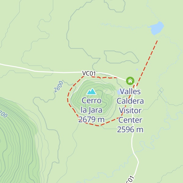 Map of Cerro la Jara
