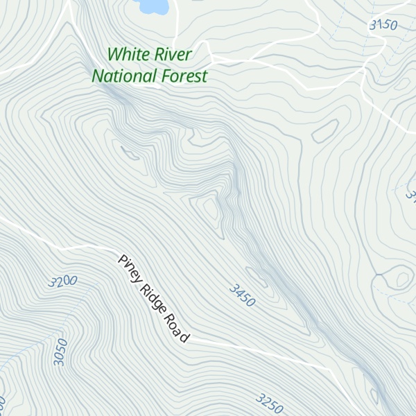 Map of Piney Peak
