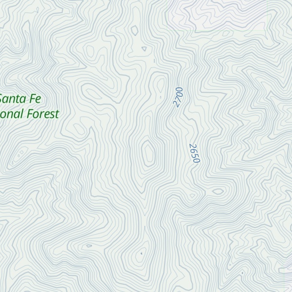 Map of Aspen Peak