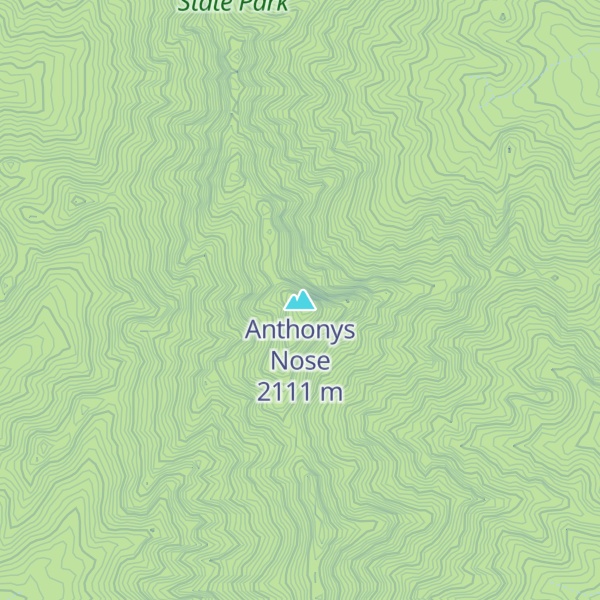 Map of Anthonys Nose