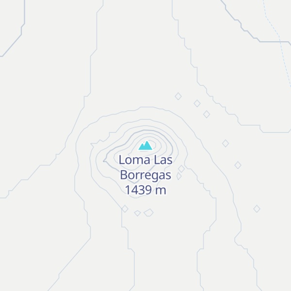 Map of Loma Las Borregas