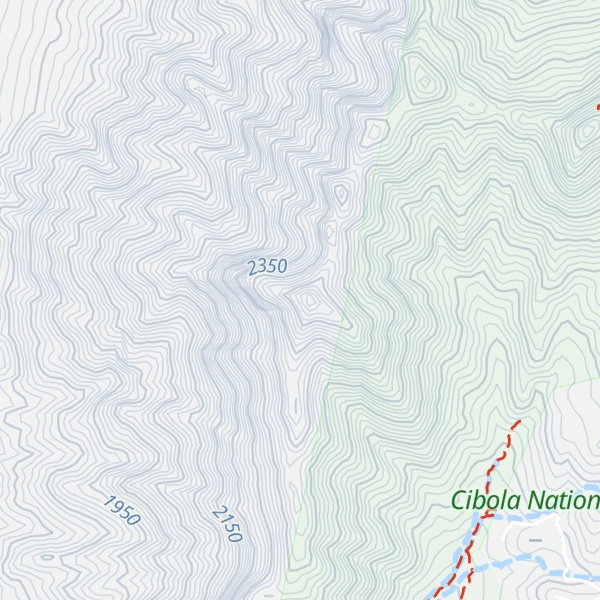 Map of Juan Tabo Peak