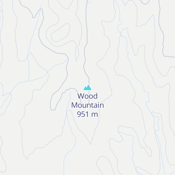 Map of Wood Mountain