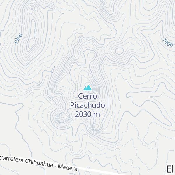 Map of Cerro Picachudo