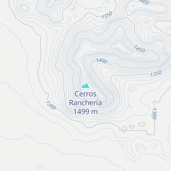 Map of Cerros Ranchería