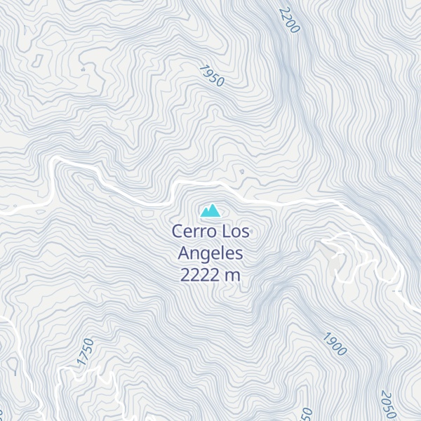 Map of Cerro Los Angeles