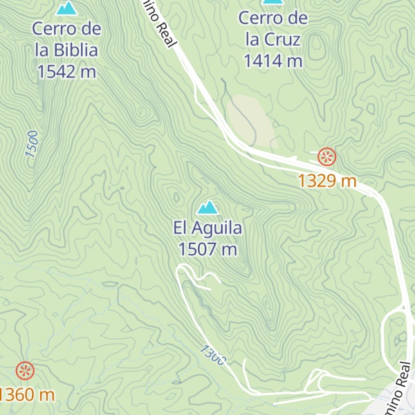 Map of El Aguila
