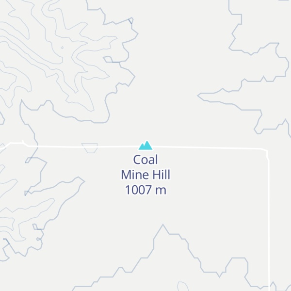 Map of Coal Mine Hill