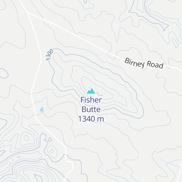 Map of Fisher Butte