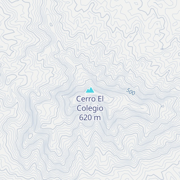 Map of Cerro El Colegio