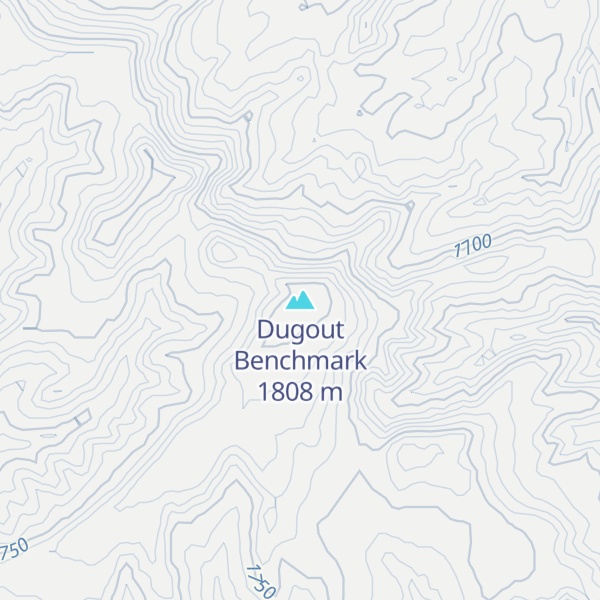 Map of Dugout Benchmark